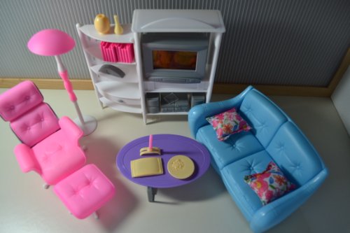 1/6ドール 12インチドール 27センチドール Dollhouse Furniture for Barbie dolls - Entertainment Ro