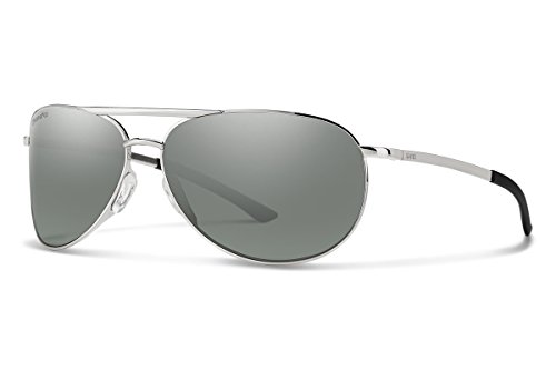 スミス スポーツ 釣り SMITH Serpico Slim 2 Lifestyle Sunglasses - Silver Chromapop Polarized Platinu