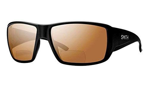 スミス スポーツ 釣り Smith Guide's Choice Bifocal Polarized Sunglasses Matte Black/Copper Mirror 2.00