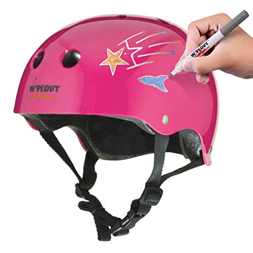 ヘルメット スケボー スケートボード Wipeout Dry Erase Kids Helmet for Bike, Skate, and Scooter,