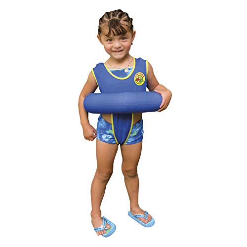 フロート プール 水遊び Poolmaster Learn-to-Swim Vest, Adjustable Tube Floatation Swim Trainer and Sw