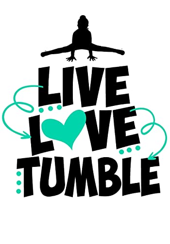 海外製絵本 知育 英語 Live Love Tumble: Cute Gymnastics Activity Book & Gratitude Diary ~ Perfect Gift