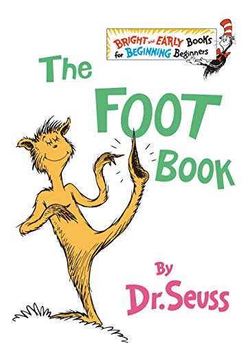 海外製絵本 知育 英語 The Foot Book (The Bright and Early Books for Beginning Beginners)