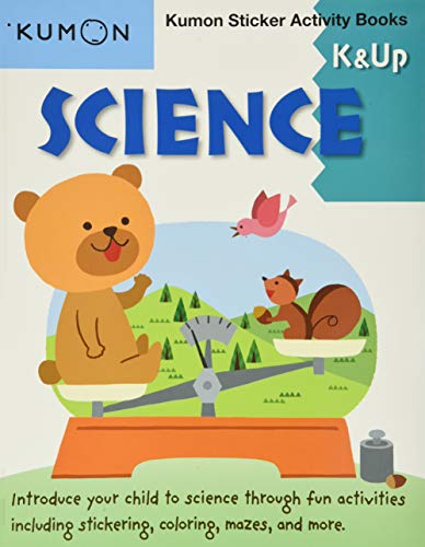 海外製絵本 知育 英語 Kumon K & Up Science Sticker Activity Book (Kumon Sticker Activity Books)
