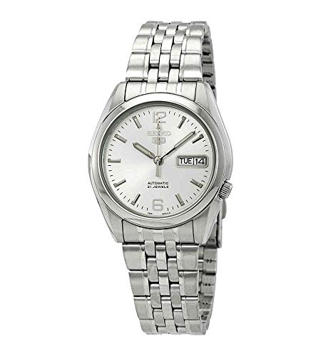腕時計 セイコー メンズ SEIKO Series 5 Automatic White Dial Men's Watch SNK385