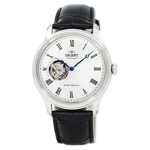 腕時計 オリエント メンズ Orient Open Heart Automatic White Dial Men's Watch FAG00003W0