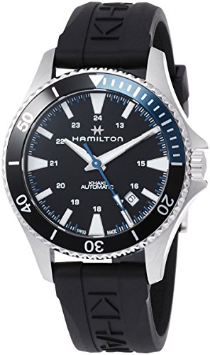 腕時計 ハミルトン メンズ Hamilton H82315331 Khaki Navy Scuba Men's Watch Black 40mm Stainless Steel