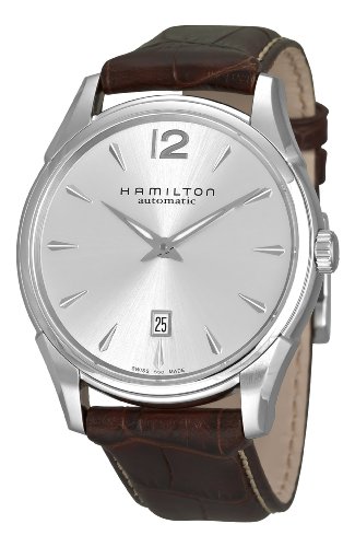 腕時計 ハミルトン メンズ Hamilton Men's HML-H38615555 Jazzmaster Slim Silver Dial Watch