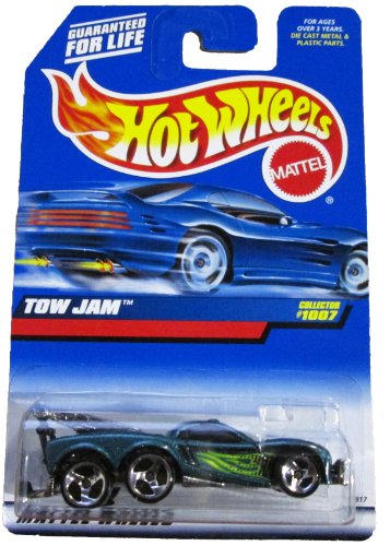 ホットウィール マテル ミニカー Hot Wheels Mattel 1999 1:64 Scale Green Tow Jam Die Cast Car Coll
