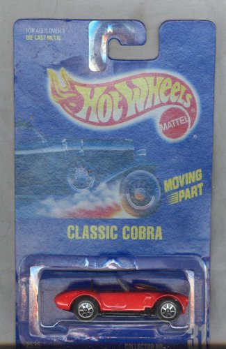 ホットウィール マテル ミニカー Hot Wheels 1991-31 Classic Cobra All Blue Card 1:64 Scale
