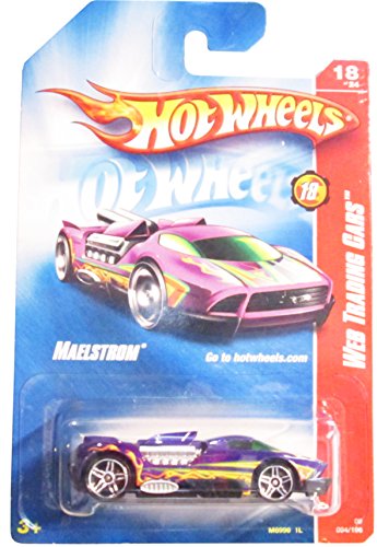 ホットウィール マテル ミニカー 2008 Hot Wheels Web Trading Cars Purple Maelstrom w/ PR5s #094 (1