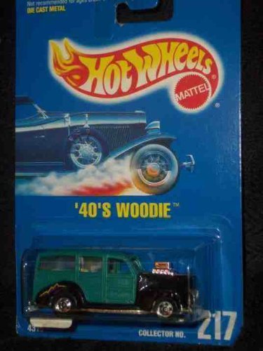 ホットウィール マテル ミニカー Hot Wheels #217 '40's Woodie Basic Wheels Collectible Collector C
