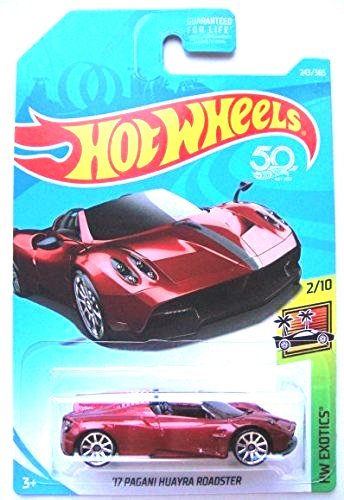 ホットウィール マテル ミニカー Hot Wheels 2018 50th Anniversary HW Exotics '17 Pagani Huayra 243