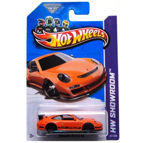 ホットウィール マテル ミニカー Hot Wheels, 2013 HW Showroom, Porsche 911 GT3 RS [Orange]