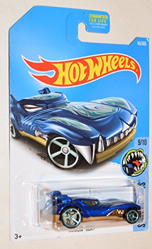 ホットウィール マテル ミニカー Hot Wheels 2017 Street Beasts Howlin' Heat 46/365, Blue