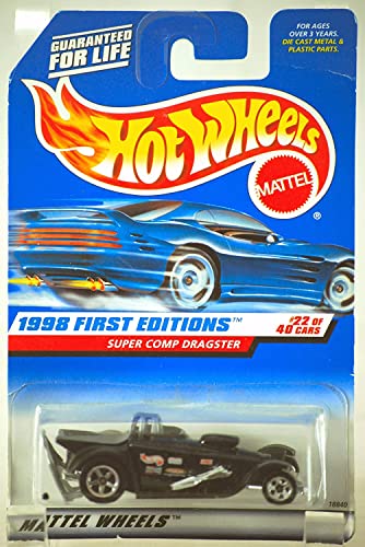 ホットウィール マテル ミニカー Hot Wheels Mattel 1998 First Editions 1:64 Scale Black Super Comp