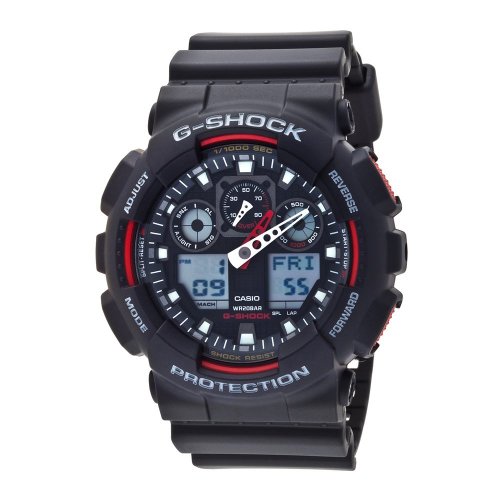 腕時計 カシオ メンズ Casio Men's Ga100 G-shock X-large Analog-digital Black Watch Ga-100