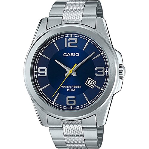 腕時計 カシオ メンズ Casio MTP-E138D-2AV Men's Blue Dial Modern Watch