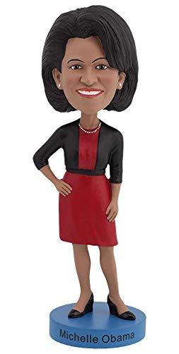 ボブルヘッド バブルヘッド 首振り人形 Royal Bobbles Michelle Obama Bobblehead, Premium Polyres