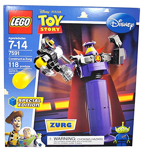 レゴ Lego Special Edition Disney Pixar Movie Toy Story Series Set #7591 - Construct-a-Zurg with Rotating Wai