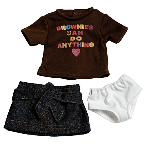 アドラ 赤ちゃん人形 ベビー人形 18 Doll Clothes - Brownie T-Shirt / Skirt Set