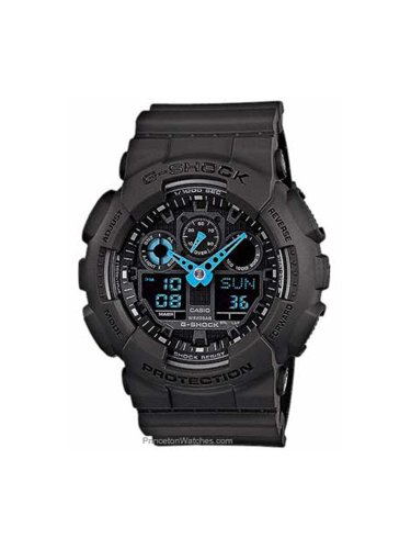 腕時計 カシオ メンズ Casio Men's G-Shock GA100C-8A Grey Plastic Quartz Watch