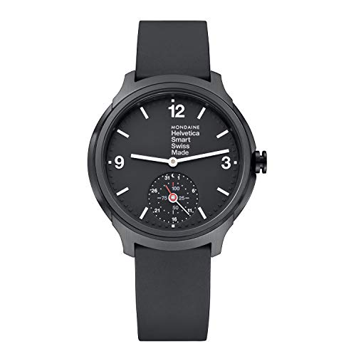 腕時計 モンディーン 北欧 Mondaine - Helvetica Smart MH1.B2S20.LB Smartwatch - Mens Watch 44mm - Sma