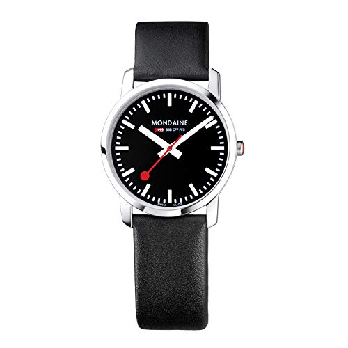 腕時計 モンディーン 北欧 Mondaine Women's A400.30351.14SBB SBB Analog Display Swiss Quartz Black Wa