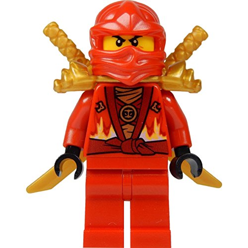 レゴ ニンジャゴー LEGO Ninjago: Kai Minifig (Red Ninja) with Two Gold Swords - Limited Edition 2015