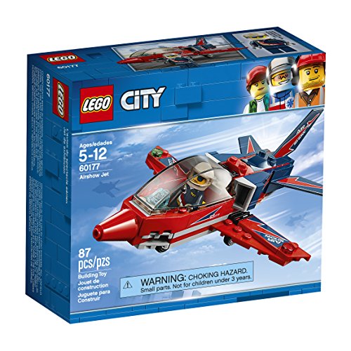 レゴ シティ LEGO City Airshow Jet 60177 Building Kit (87 Piece)