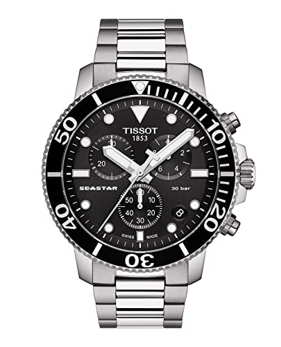 腕時計 ティソ メンズ Tissot mens Seastar 660/1000 Stainless Steel Casual Watch Grey T1204171105100