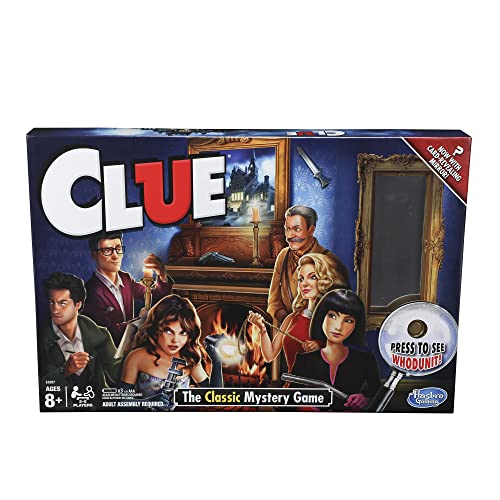 ボードゲーム 英語 アメリカ Hasbro Gaming Clue Game, Mystery Board Game, 2-6 Players, 8+ Years (Ama