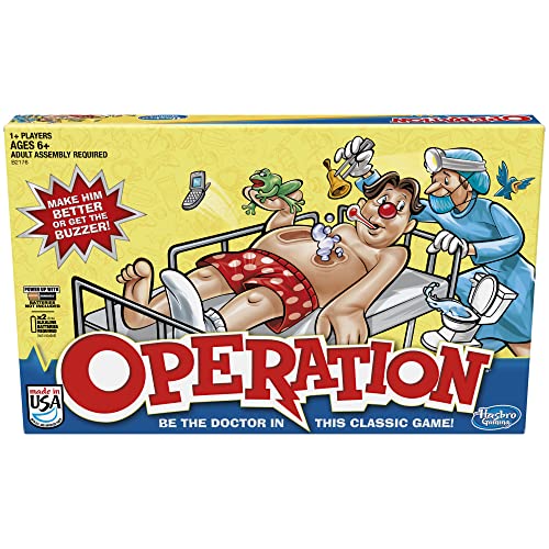 ボードゲーム 英語 アメリカ Hasbro Gaming Classic Operation Game