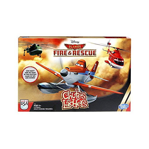ボードゲーム 英語 アメリカ Disney Planes: Fire and Rescue Chutes and Ladders Game