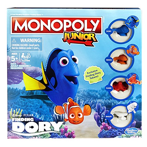 ボードゲーム 英語 アメリカ Monopoly Junior: Disney/Pixar Finding Dory Edition