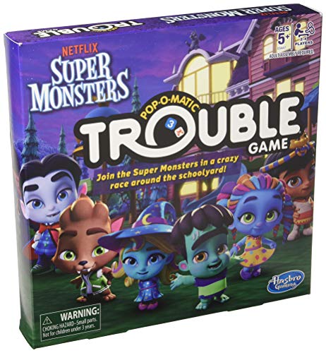 ボードゲーム 英語 アメリカ Hasbro Games Trouble: Netflix Super Monsters Edition Board Game for Kid