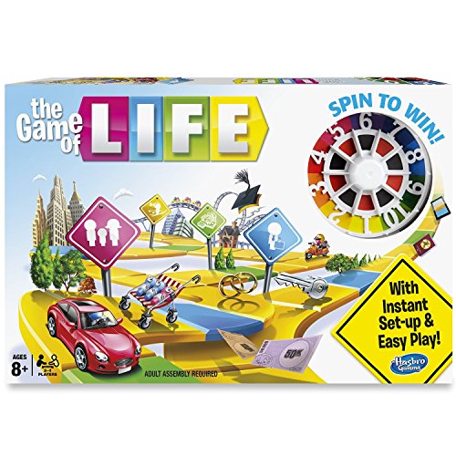 人生ゲーム ボードゲーム テーブルゲーム ハスブロ The Game of Life 2-4人 8歳以上