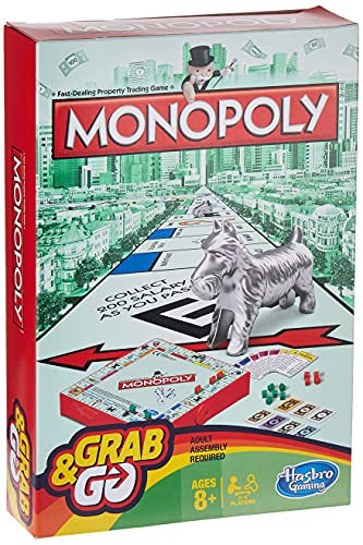 ボードゲーム 英語 アメリカ Hasbro Gaming Monopoly Grab & Go Game