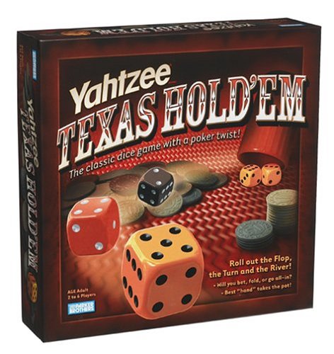 ボードゲーム 英語 アメリカ Hasbro Gaming Yahtzee Texas Hold' Em