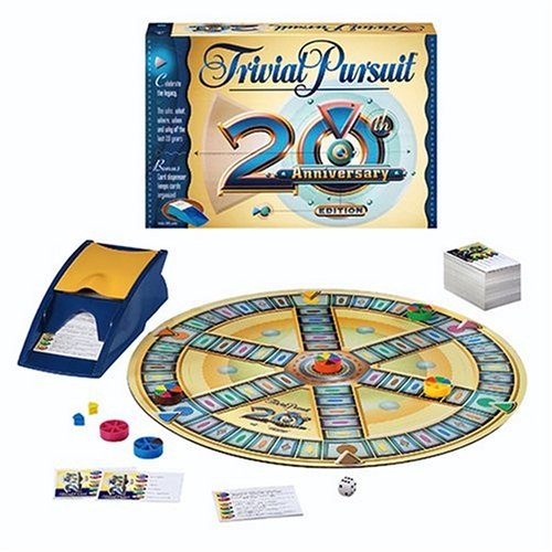 ボードゲーム 英語 アメリカ Hasbro Games Trivial Pursuit 20th Anniversary