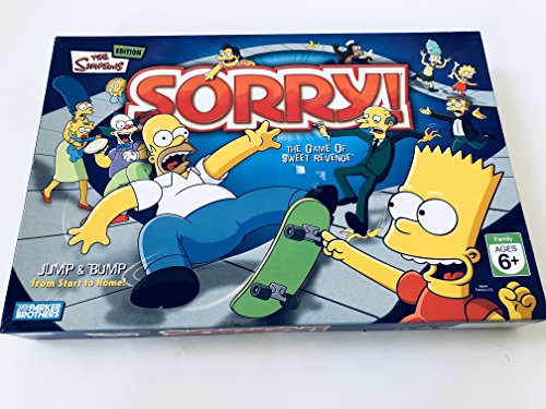 ボードゲーム 英語 アメリカ Hasbro Sorry Simpsons