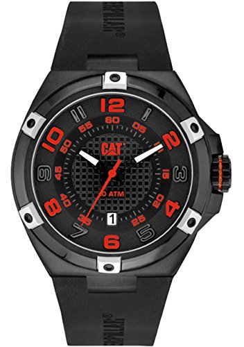 腕時計 キャタピラー メンズ CAT WATCHES Men's SA16121118 Blade Analog Display Quartz Black Watch