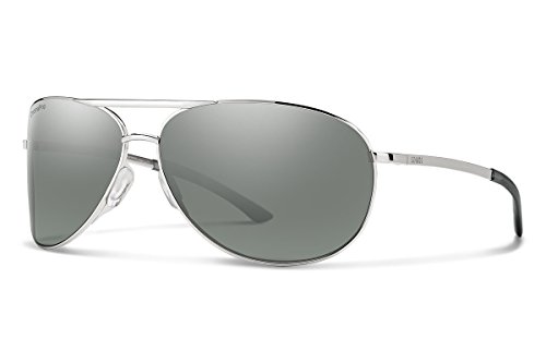 スミス スポーツ 釣り Smith Serpico 2 Sunglasses Silver/ChromaPop Polarized Platinum Mirror
