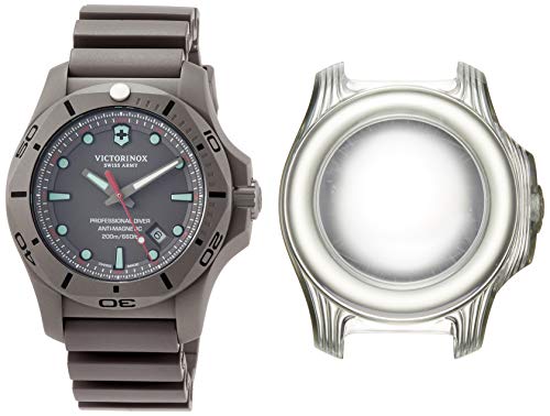 腕時計 ビクトリノックス スイス Victorinox I.N.O.X. Professional Diver Grey Dial Men's Watch 2418