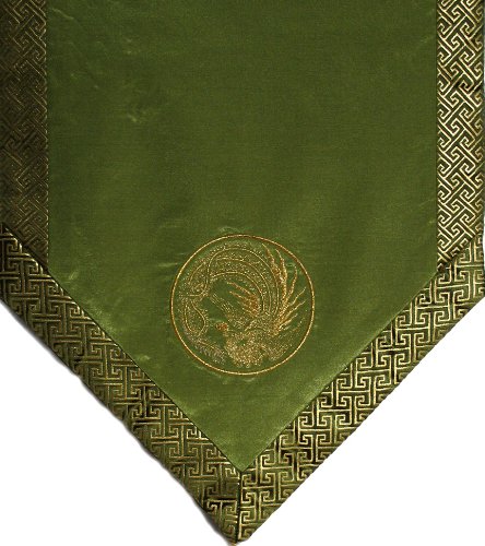 ヨガ フィットネス Altar Cloth Or Wall Hanging - Embroidered: Phoenix - Loyalty & Resurrection Symbol
