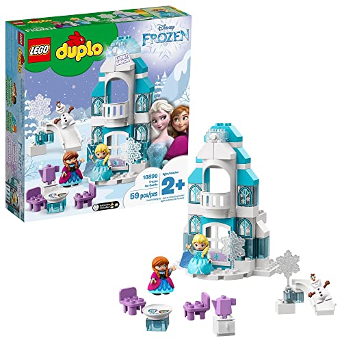 レゴ デュプロ LEGO DUPLO Disney Princess Frozen Ice Castle 10899 Building Toy with Light Brick, Princess