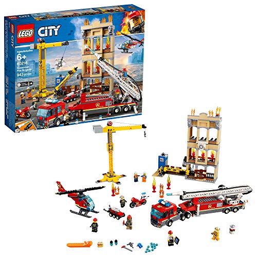 レゴ シティ LEGO City Downtown Fire Brigade 60216 Building Kit (943 Pieces)