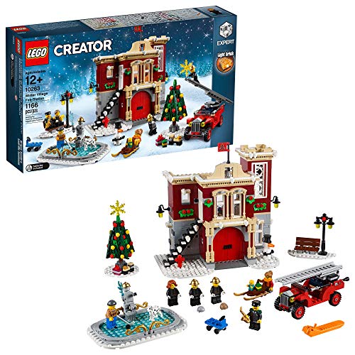レゴ クリエイター LEGO Creator Expert Winter Village Fire Station 10263 Building Kit (1166 Pieces)