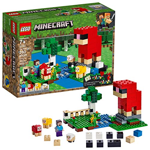 レゴ マインクラフト LEGO Minecraft The Wool Farm 21153 Building Kit (260 Pieces)