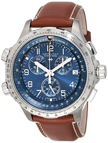 腕時計 ハミルトン メンズ Hamilton Watch Khaki Aviation X-Wind GMT Swiss Chronograph Quartz Watch 46